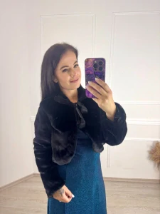 zimní kožíšek/ černý