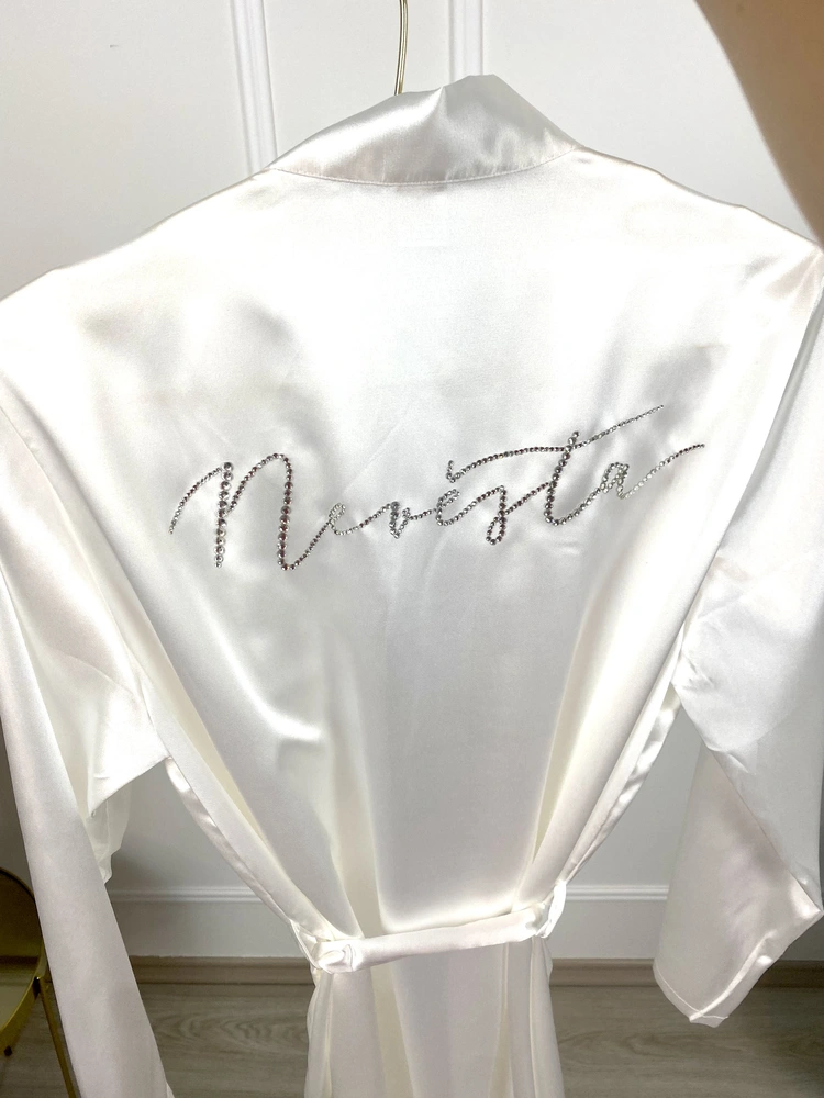 Saténový župánek NEVĚSTA