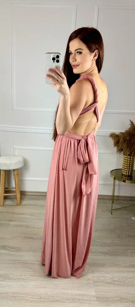 Variabilní šaty Amber/korálové