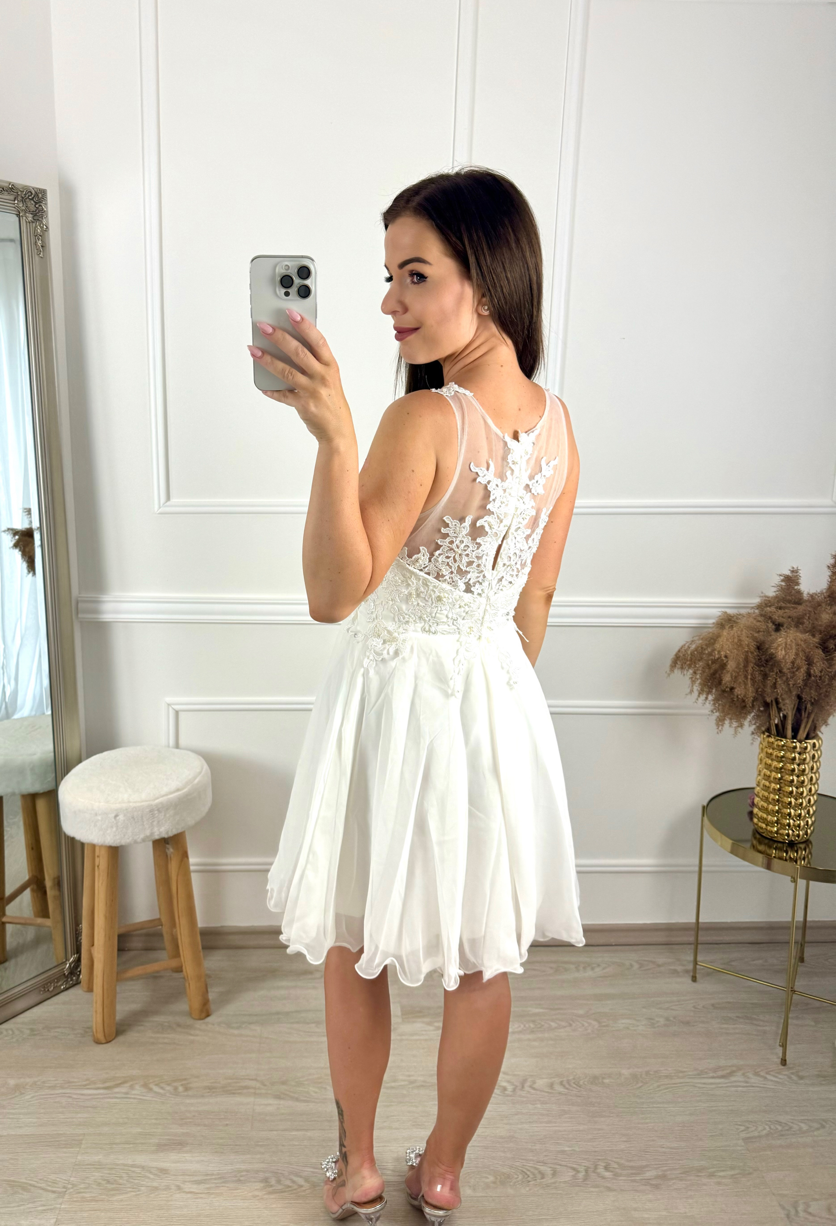 Společenské šaty Virgin/ bílé