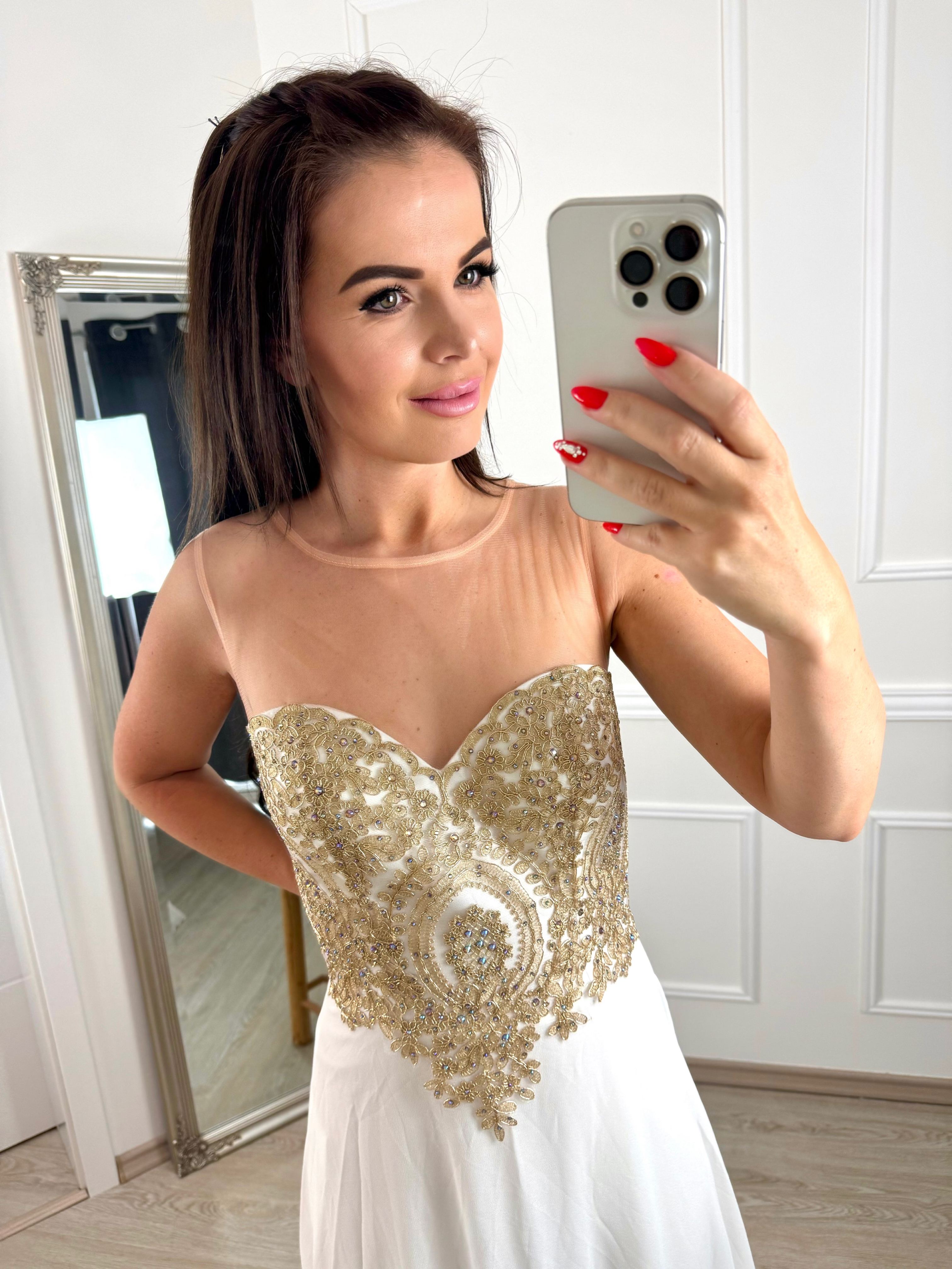 Plesové šaty Minera/ivory 