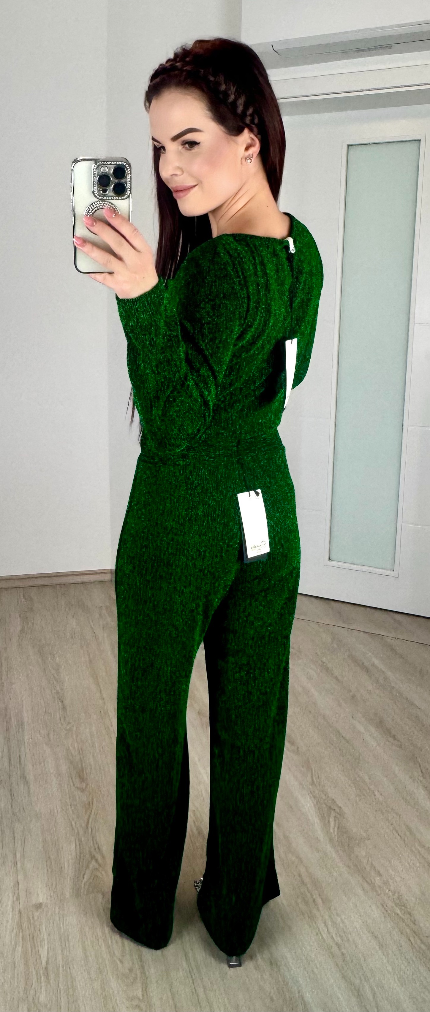 Třpytivý komplet /zelený