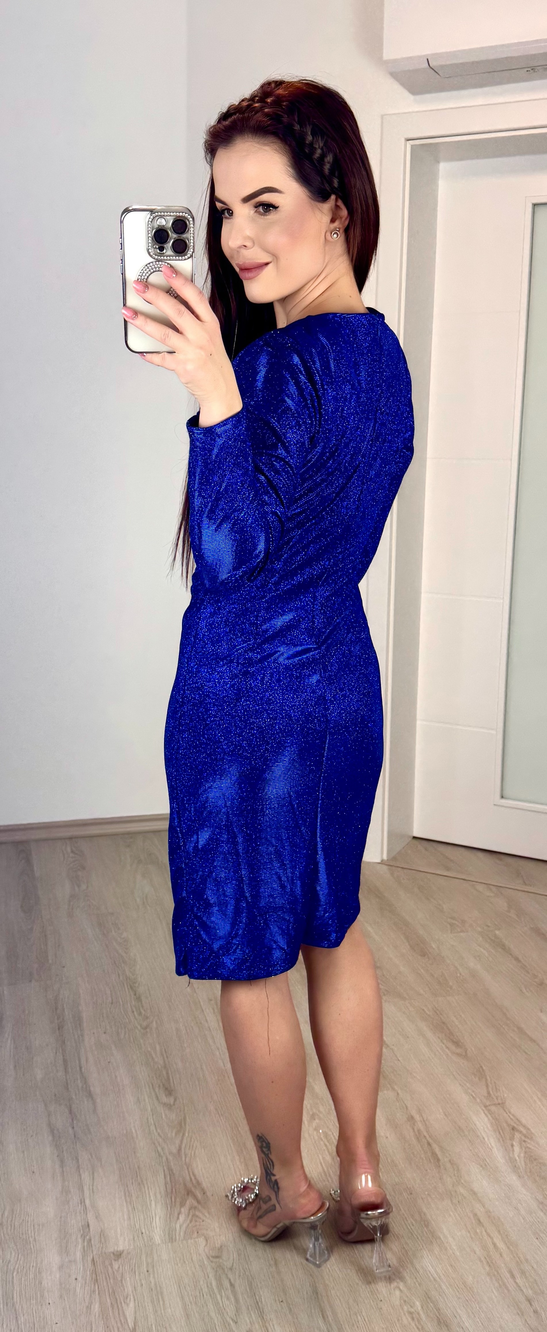 Třpytivé šaty/modré
