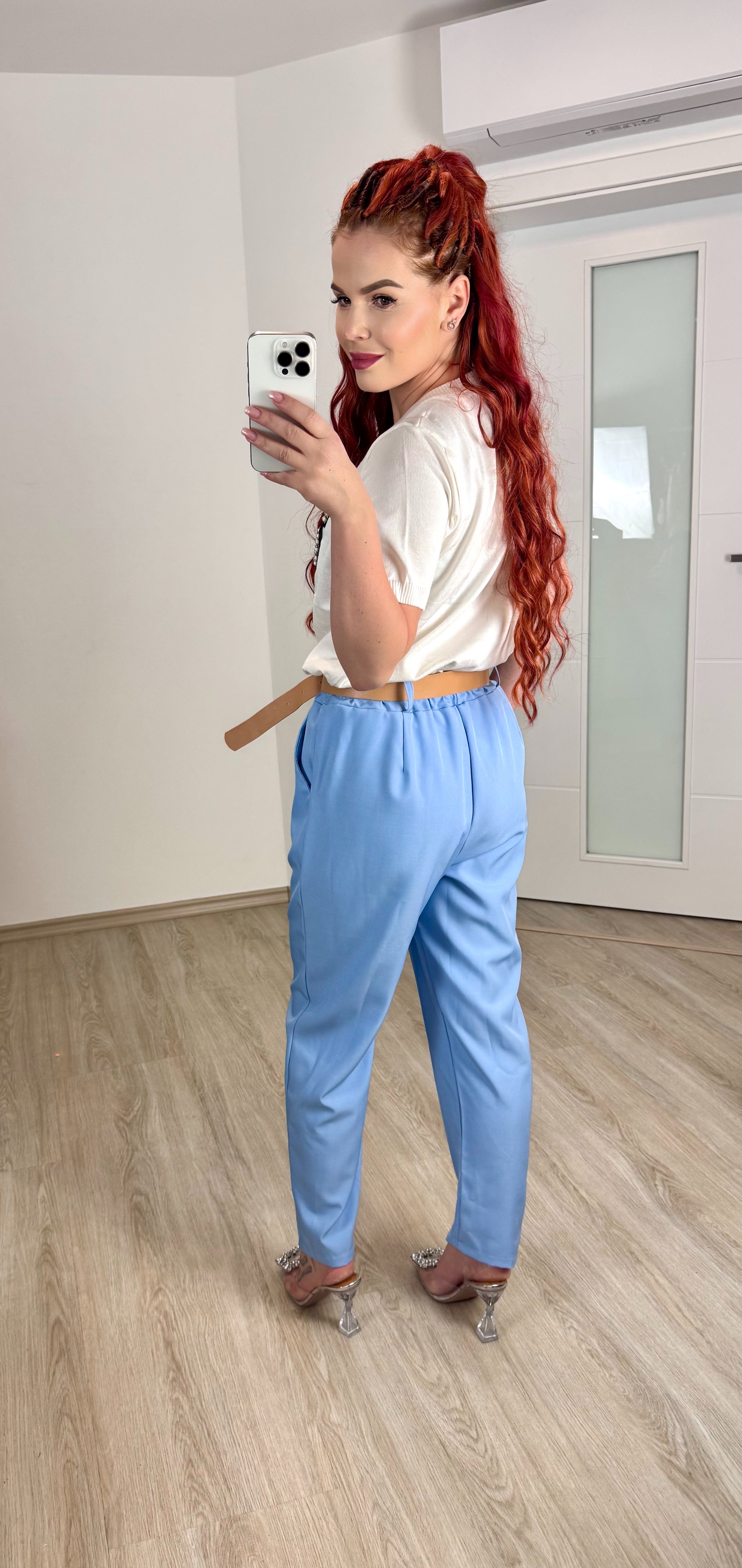 Elegantní kalhoty/ modré