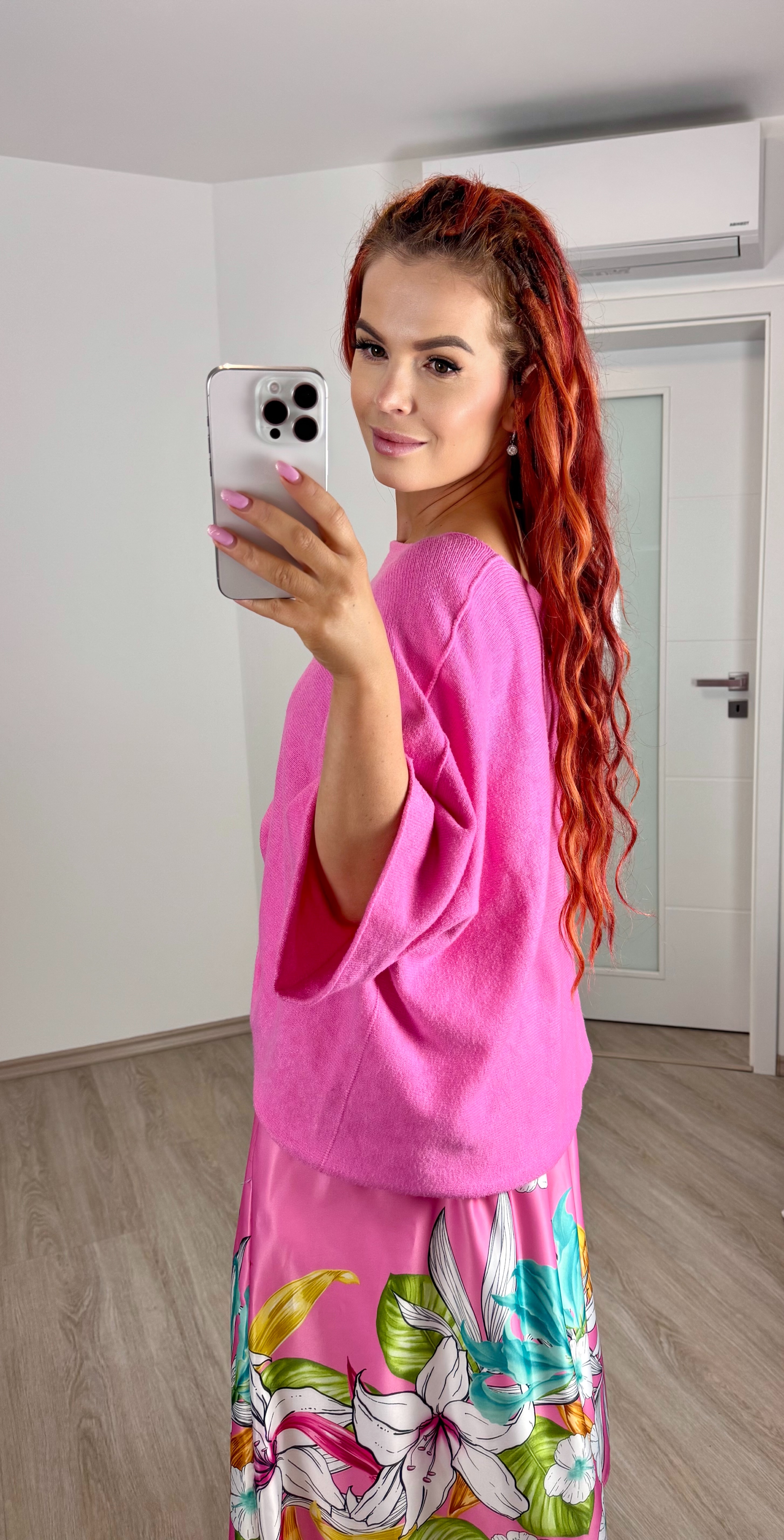 Svetrová halenka/ růžové