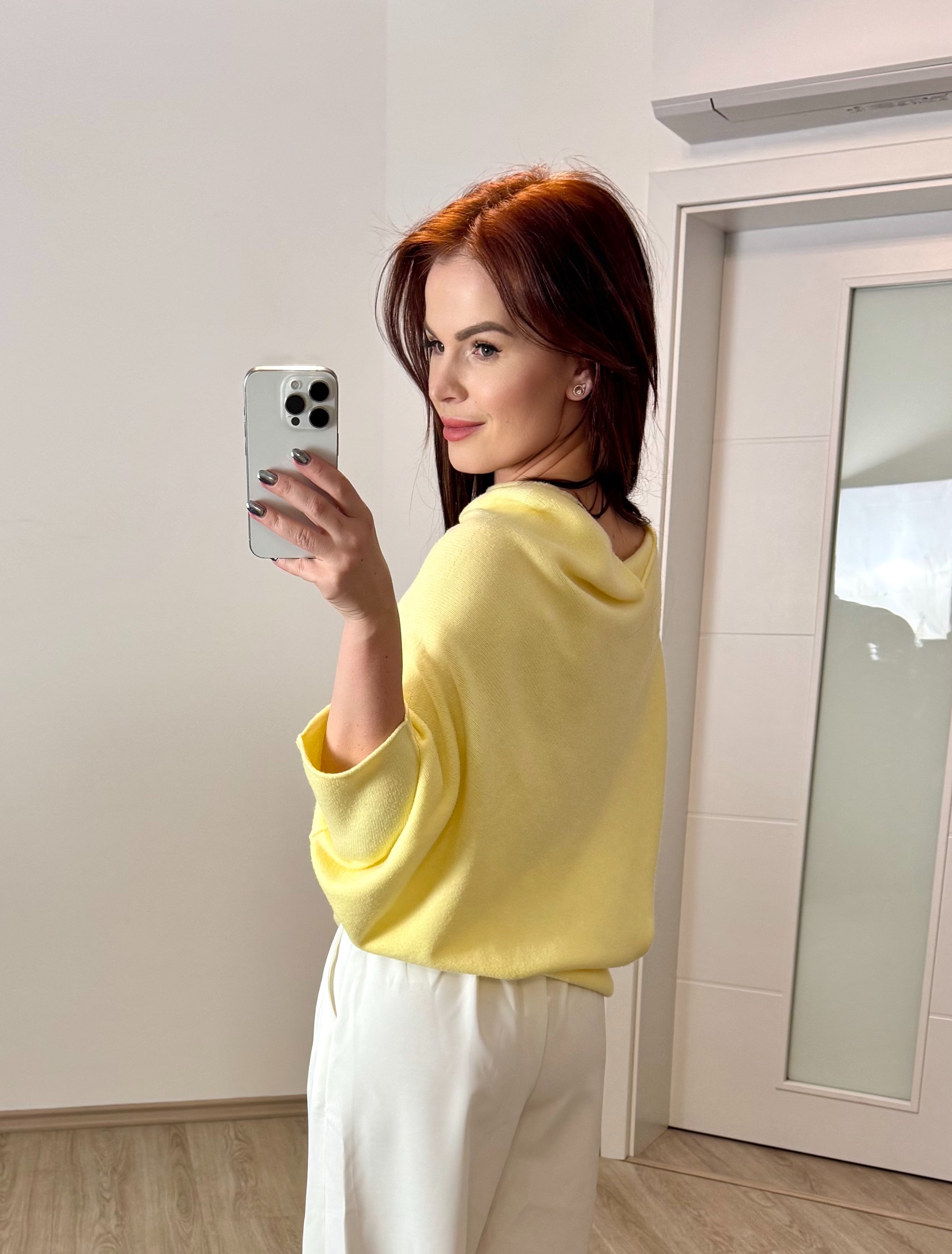 Svetrová halenka/ žlutá