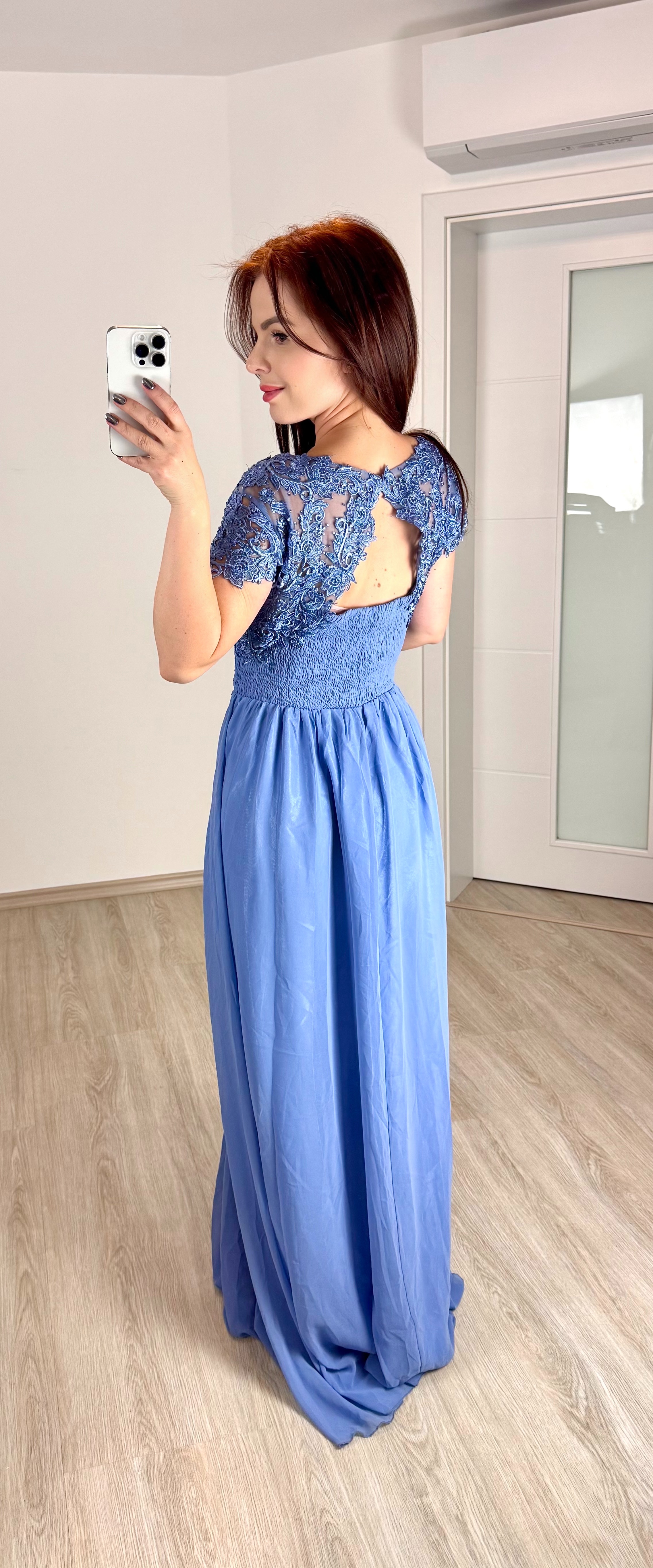 Šifonové šaty Great/ starorůžové 4XL