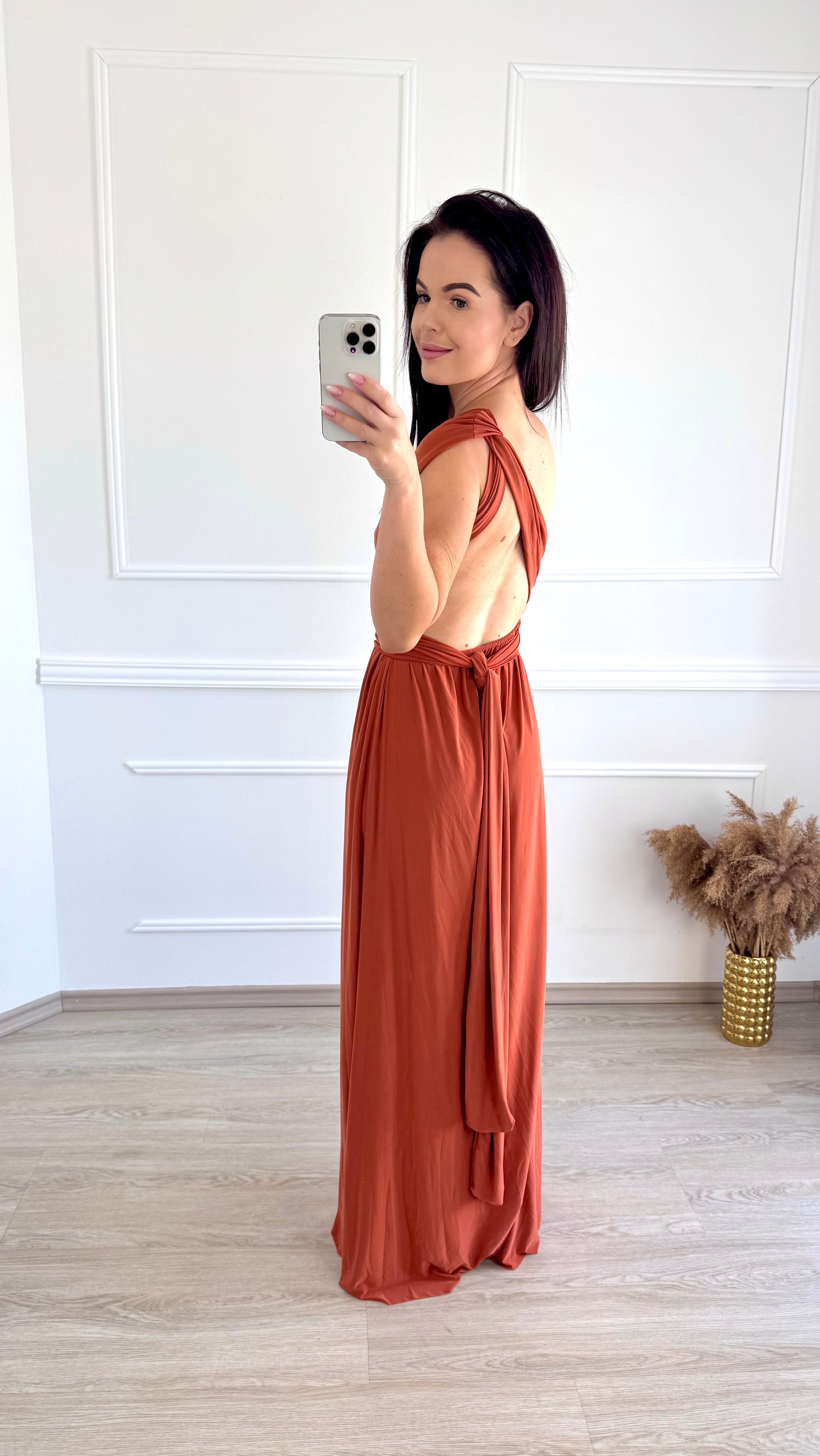 Variabilní šaty Amber/cihlové