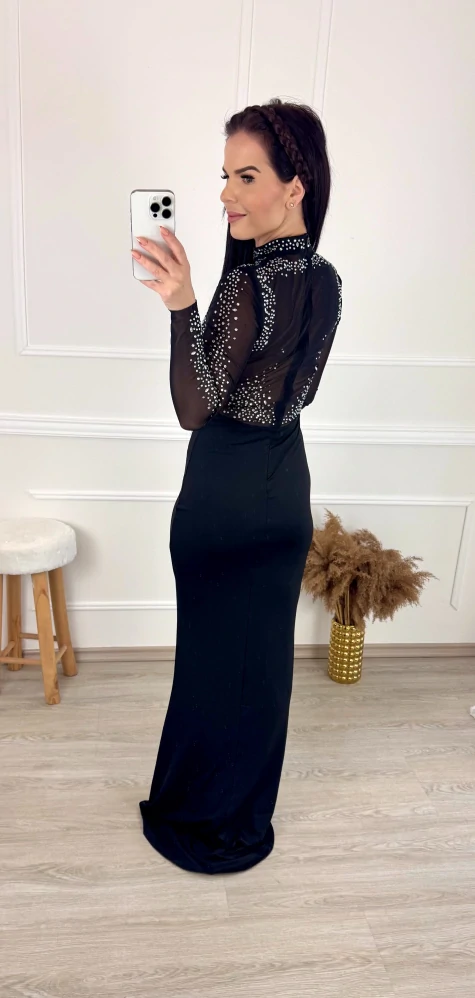 Elastické šaty kaminkové XS