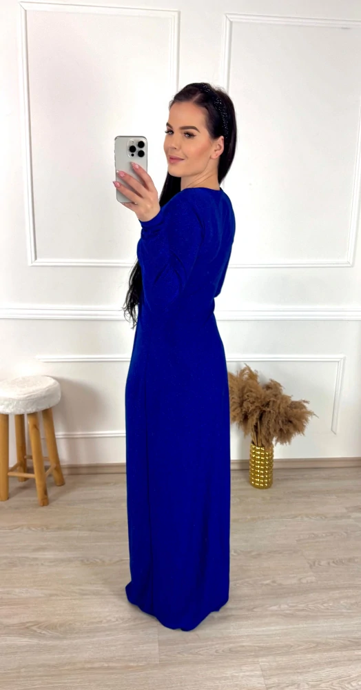 Třpytivé šaty Xenie/ modré