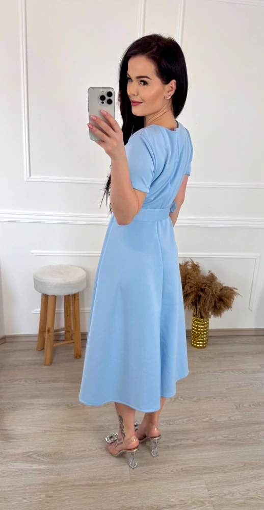 Bavlněné šaty Elis/ modré