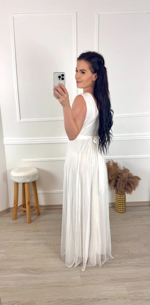 Dlouhé šaty Sins/bílé