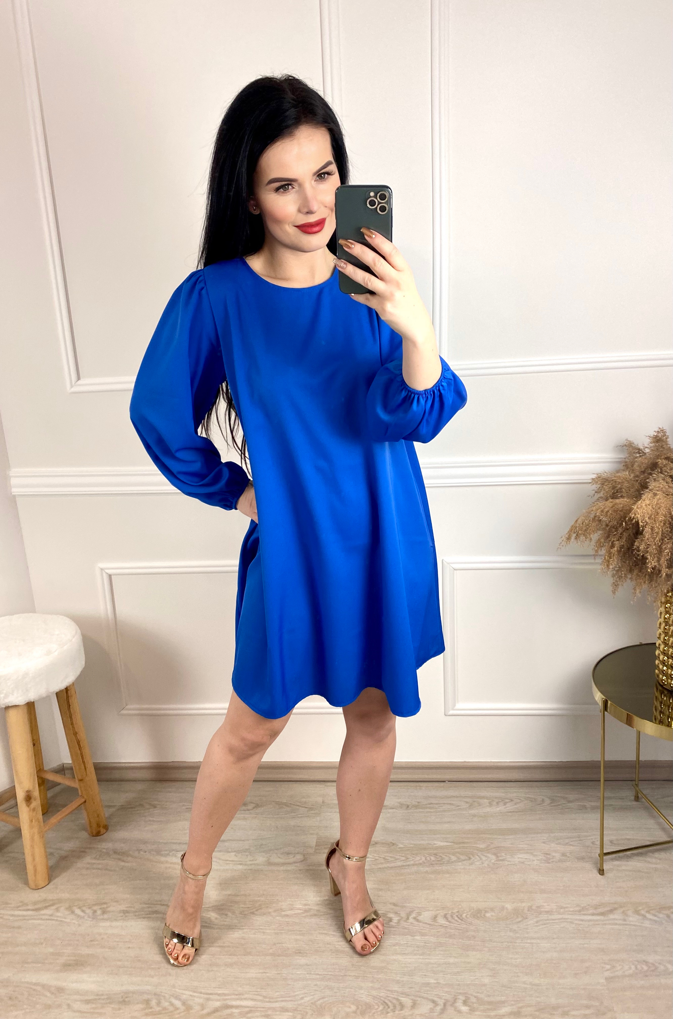 Vzdušné šaty Connie/modré