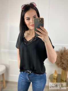 Šifonová tunika Hailey/black